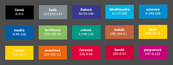 rozdíl mezi jednobarevným a vícebarevným otiskem razítka TRODAT
